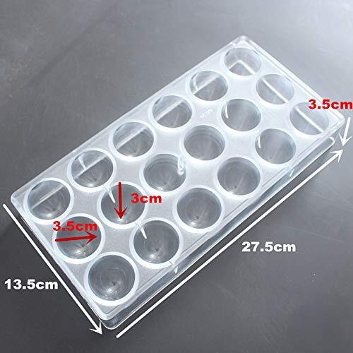 Polycarbonate Big Cone Chocolate Mold Half Egg Candy Mould DIY Poly-carbonate...