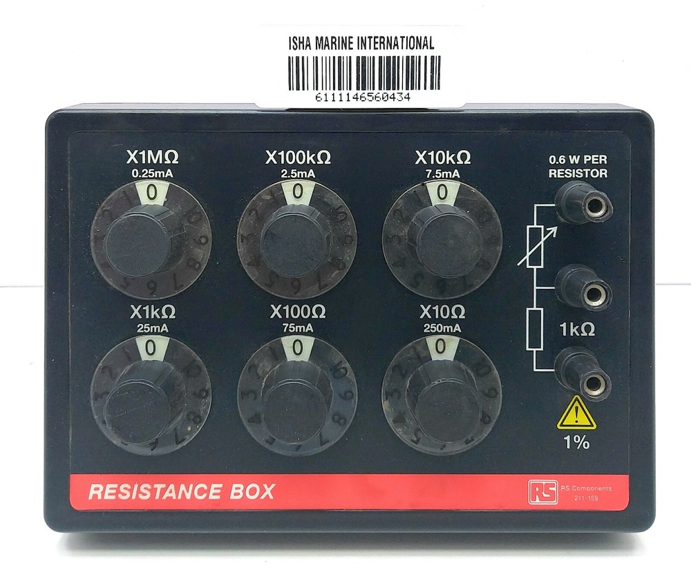 RS Components 211-159 Resistance Box