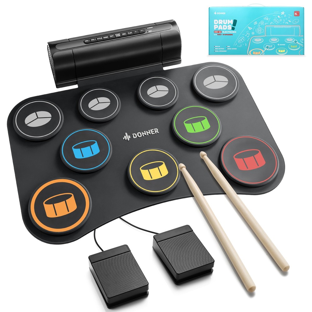 Donner DED-20 SE Electric Drum Roll Up Pad