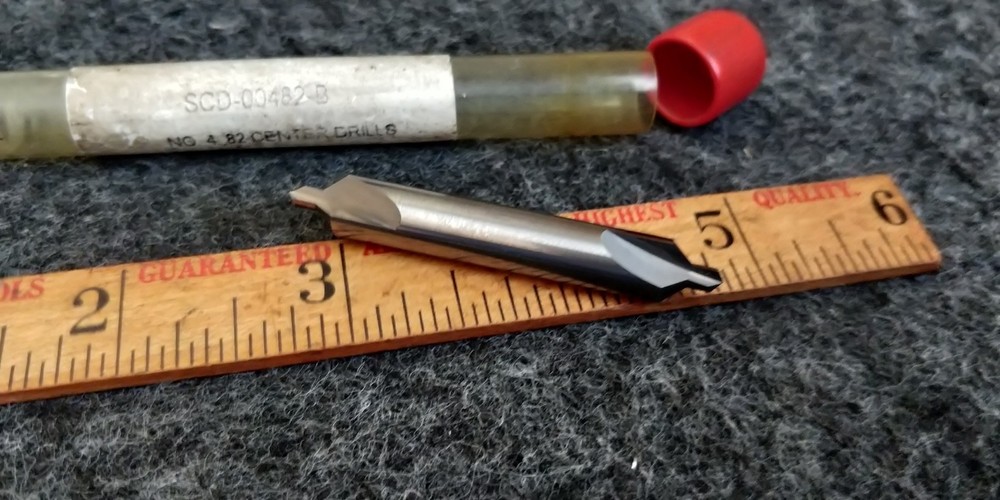 NOS #4 CENTER DRILL  82 Degree SOLID CARBIDE 🇺🇸 Made in USA🇺🇸