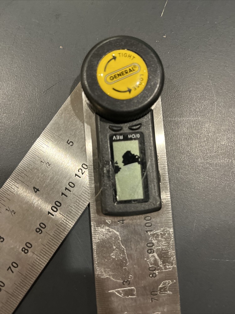 General Tools 822 Digital Angle Finder, 5" Size