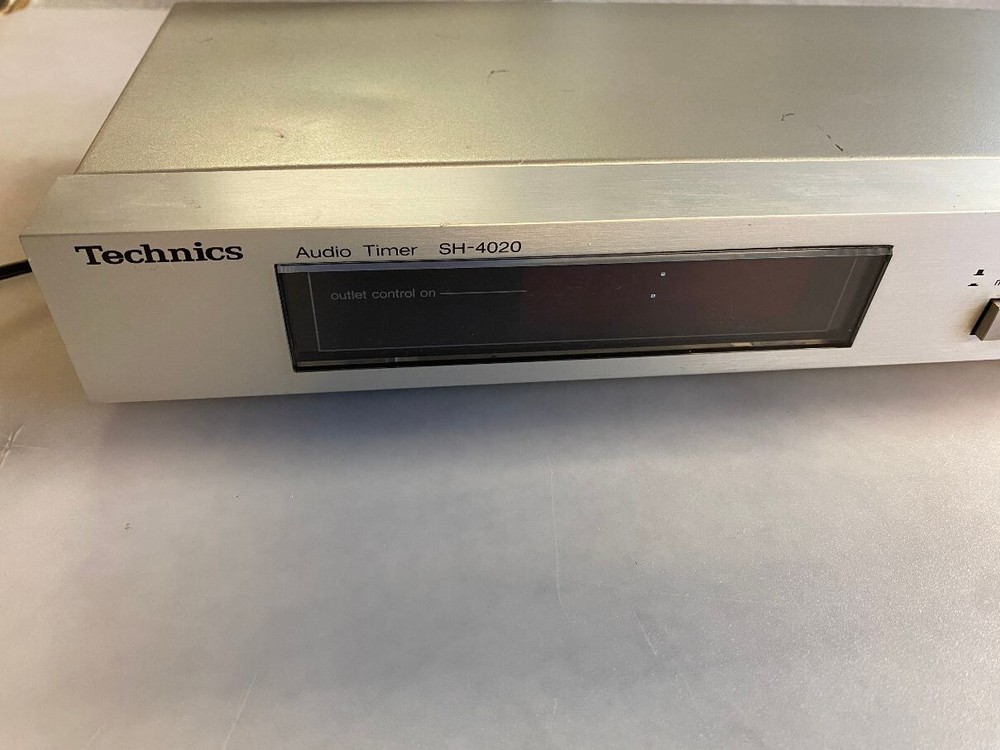 Vintage Silver Technics Audio Digital Timer SH-4020 Japan -Tested Working-