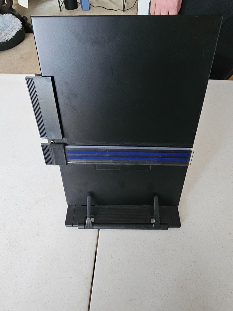 Desktop Document Holder Stand, Adjustable Copyholder with Line Guide & Clip
