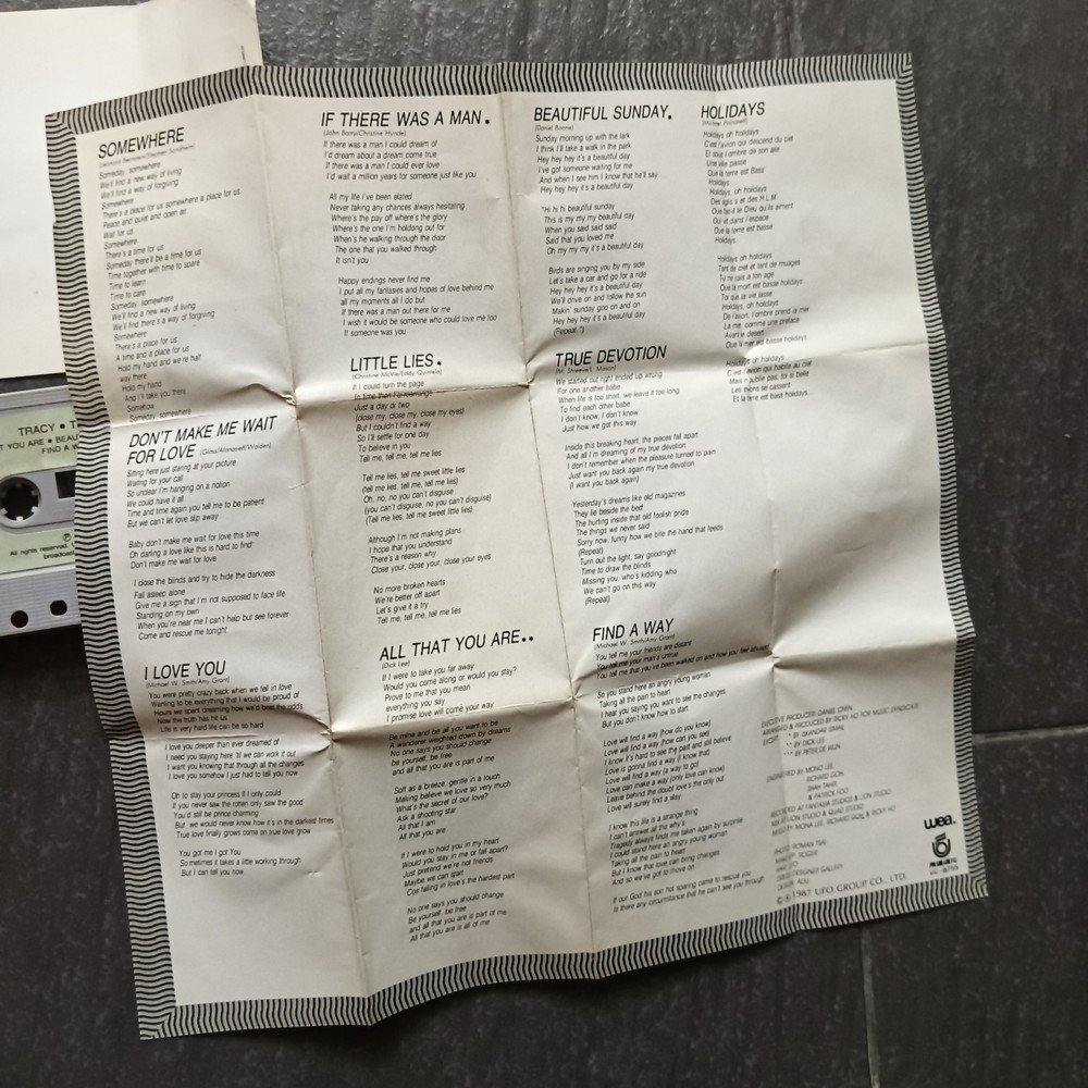 04- Tracy Huang 黄露仪 黄莺莺 =True Devotion= 马来西亚版 磁带 Malaysia Cassette