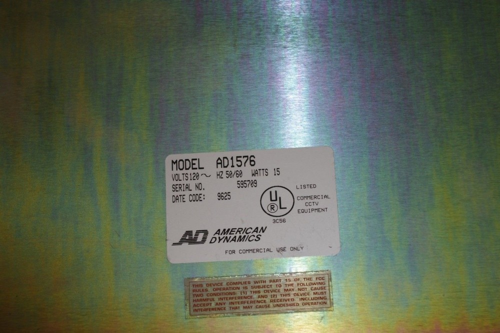 AD Chromaquad AD1576 Closed Circuit TV
