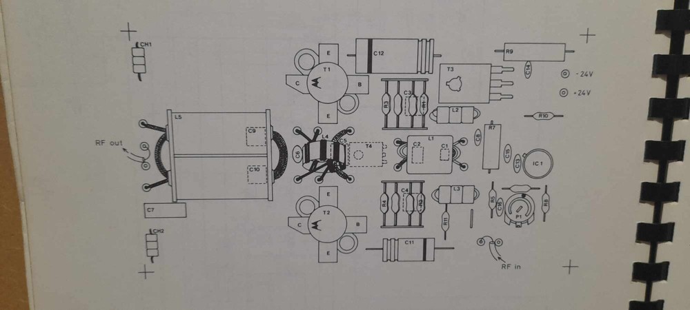 HF LINEAR AMPLIFIER 300w MRF-422 28V