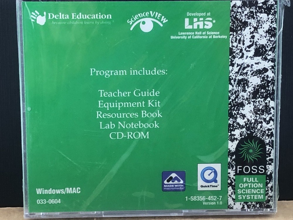 Force And Motion Delta Education, Windows/Mac CD, MULTIPLE CD'S SHIP FREE,