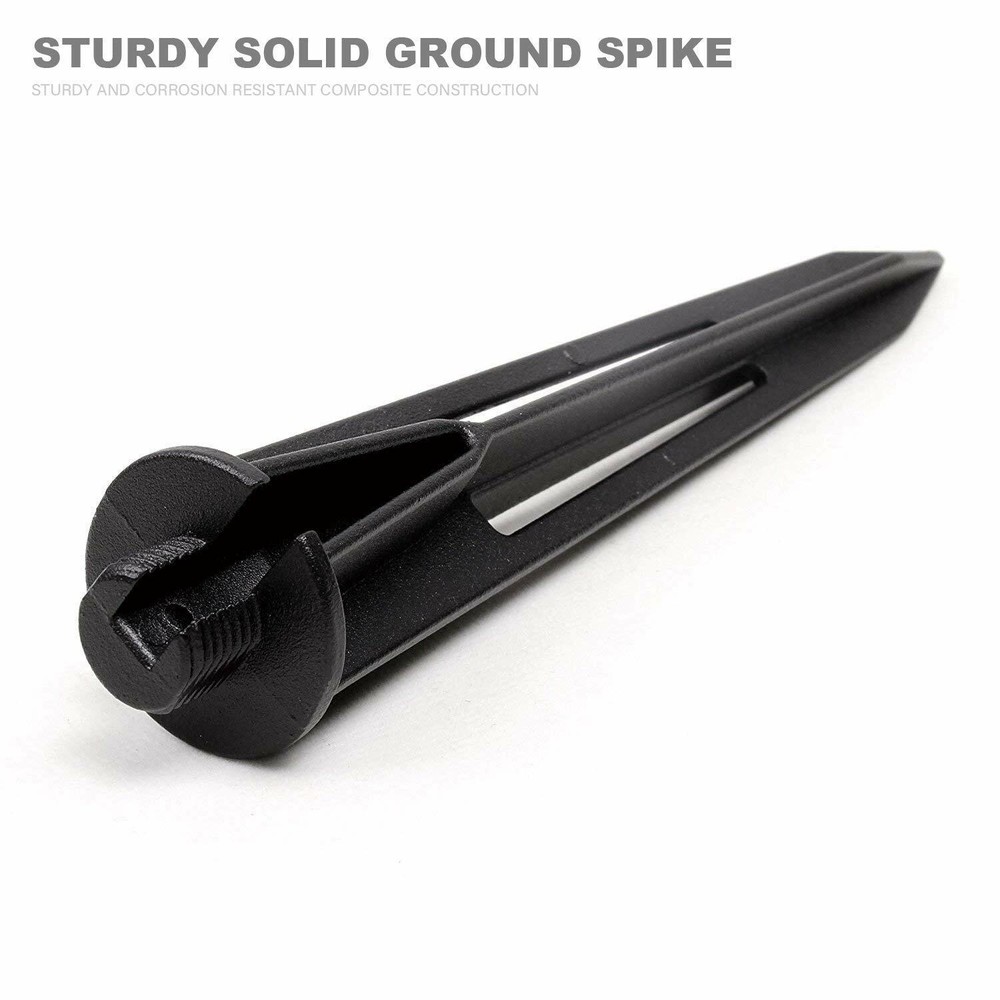 GOODSMANN Sturdy Solid Ground Spike Path/Spot/Floodlight Replacement Stake 2 PCS
