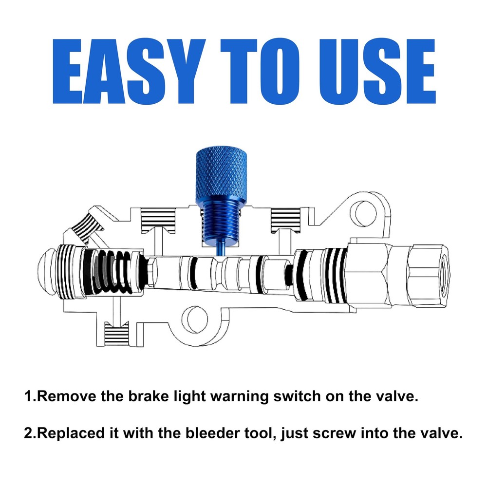Brake Proportioning Valve Bleeder Tool, Valve Bleeding Tool Compatible with G...