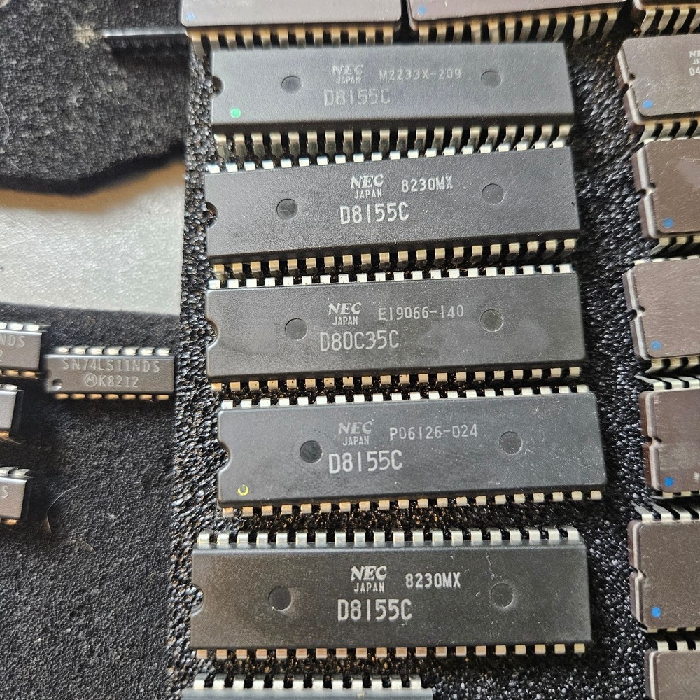 6 pieces PC: NEC D80C35C/D8155C/D8251AC