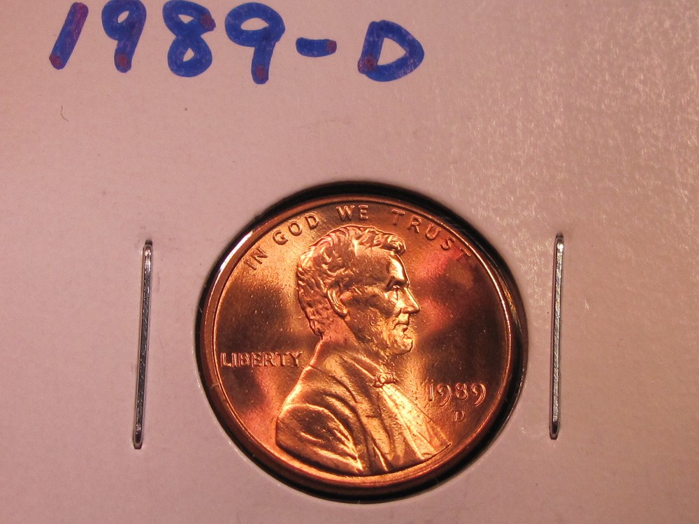 1989 D - Lincoln Memorial Cent