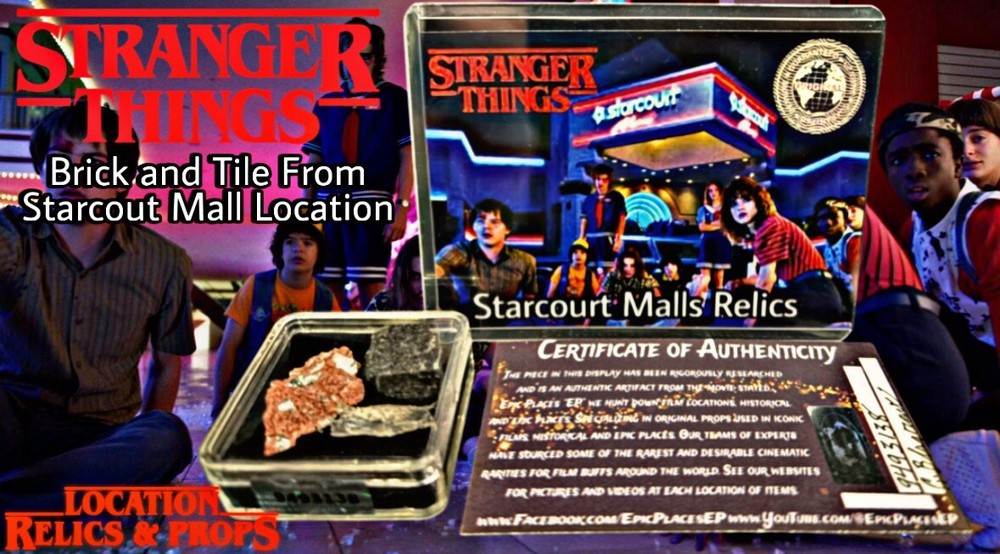 Stranger Things Starcourt Mall Relics Props Memorabilia