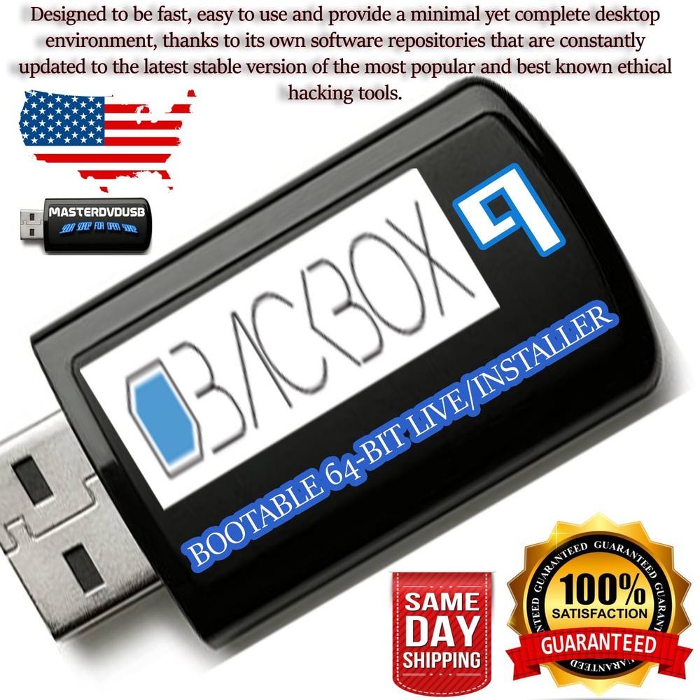BackBox 9 Bootable USB Live/Installer – Minimal, Fast, and Perfect pentesting