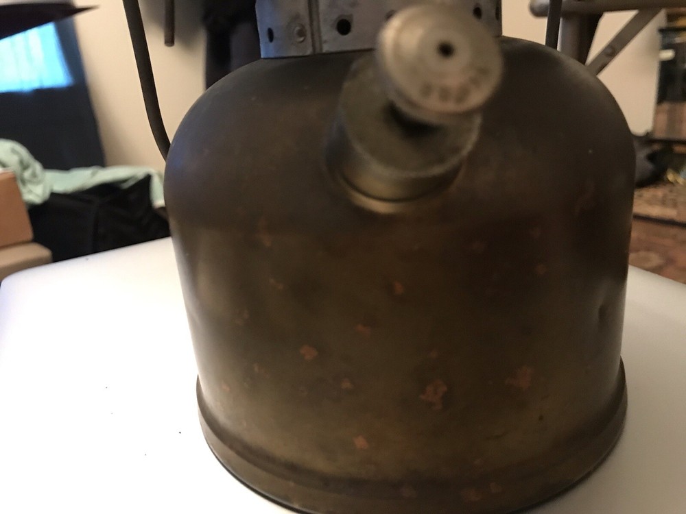 COLEMAN LANTERN MODEL 242C DATED - 1947 Brass Lantern