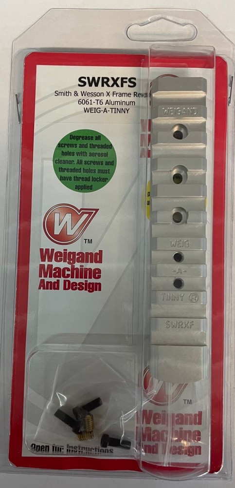 Weigand Combat Smith & Wesson X Frame Scope Mount Silver Aluminum