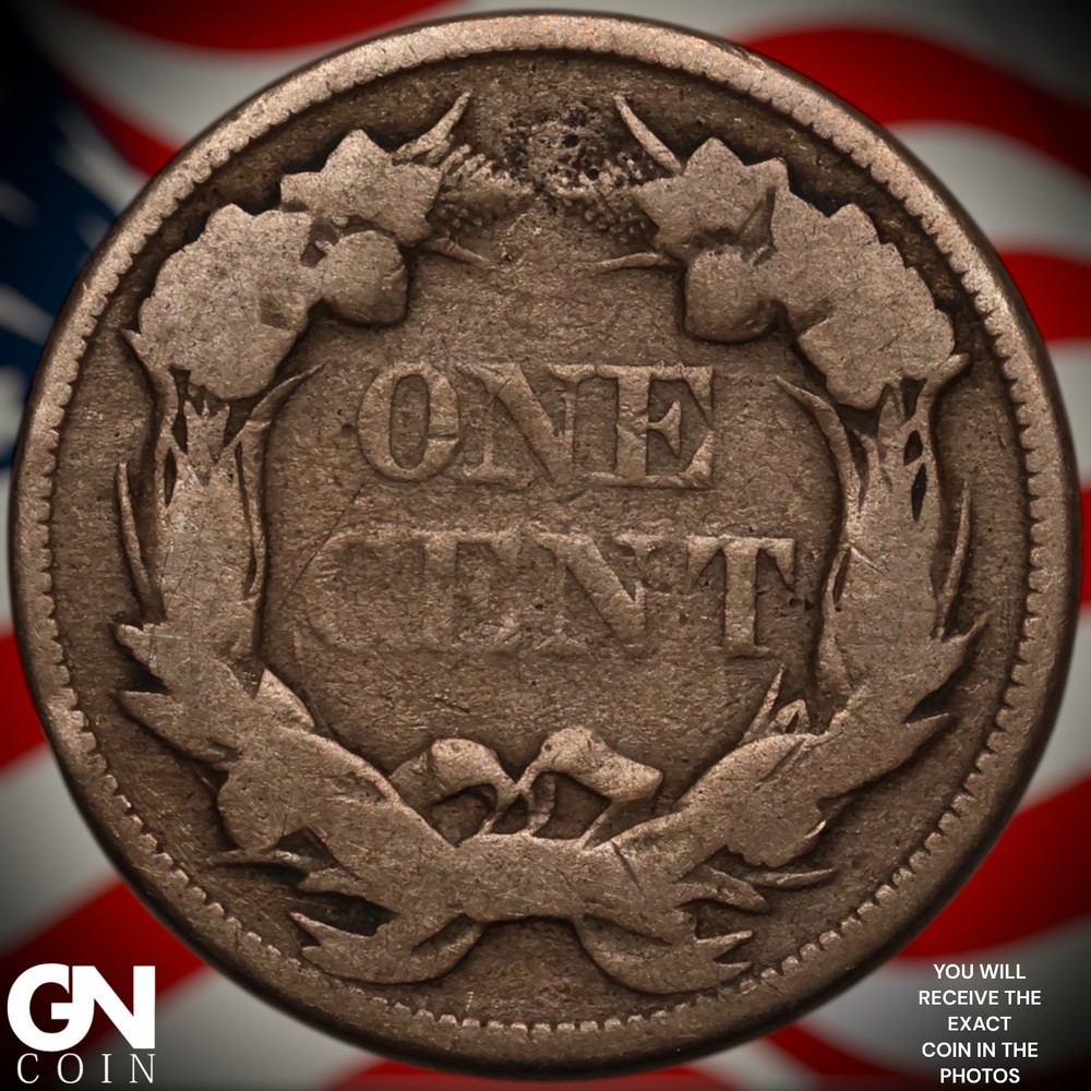 1857 Flying Eagle Cent Penny A4275