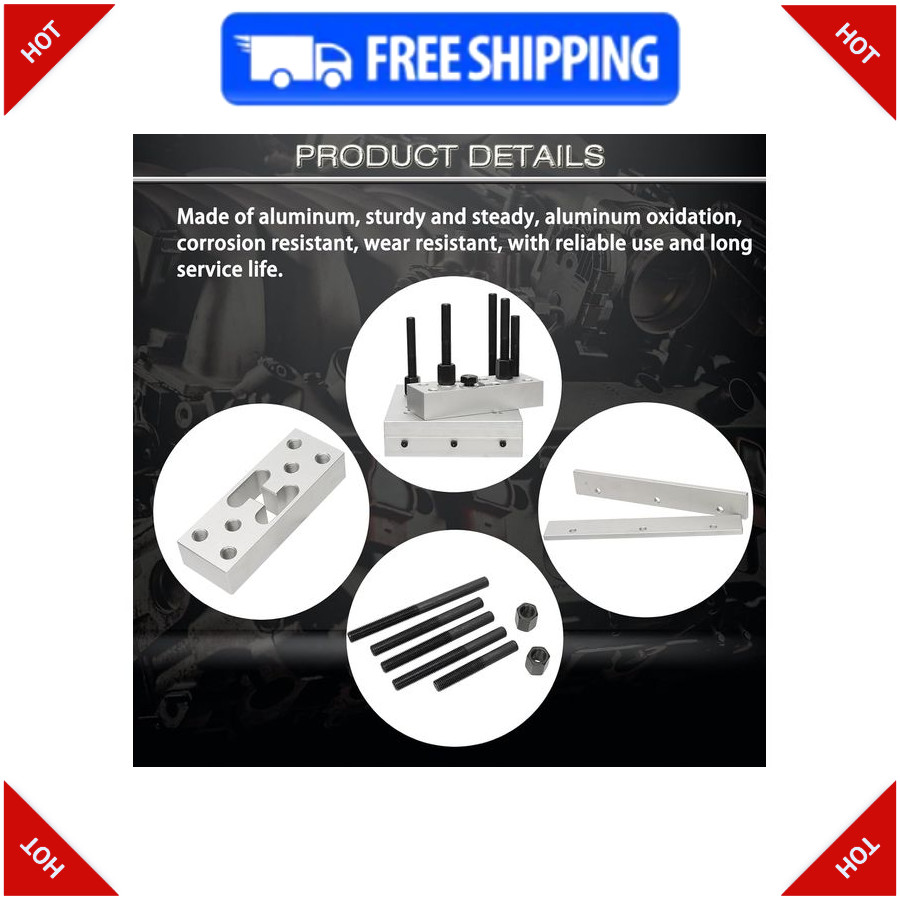Universal Drill Press Support Block Plate Tool Kit 30 Ton Bearing Bushing