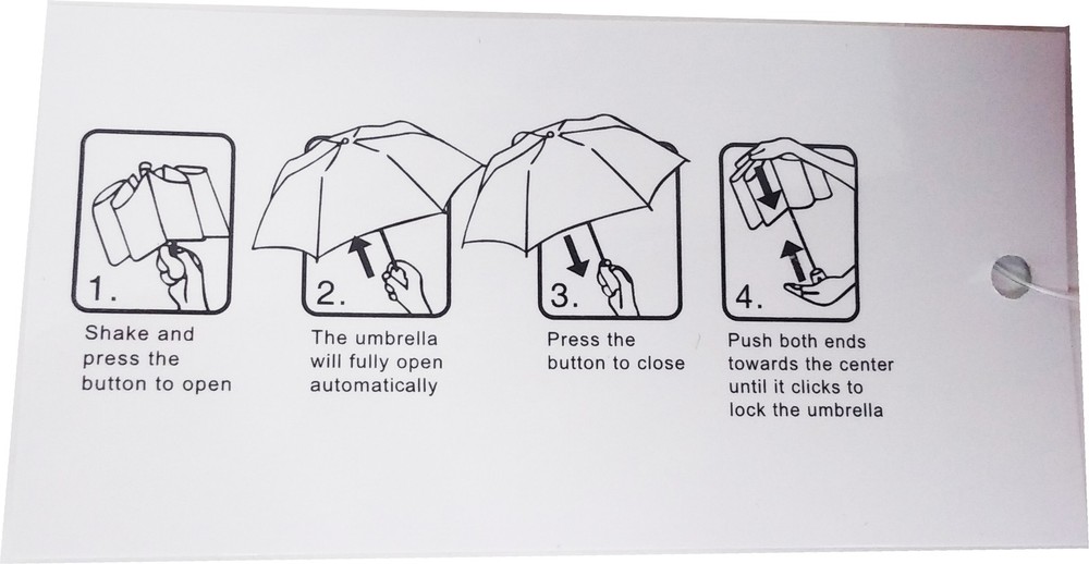 Eastern Star Vented Auto Open Compact Golf Umbrella