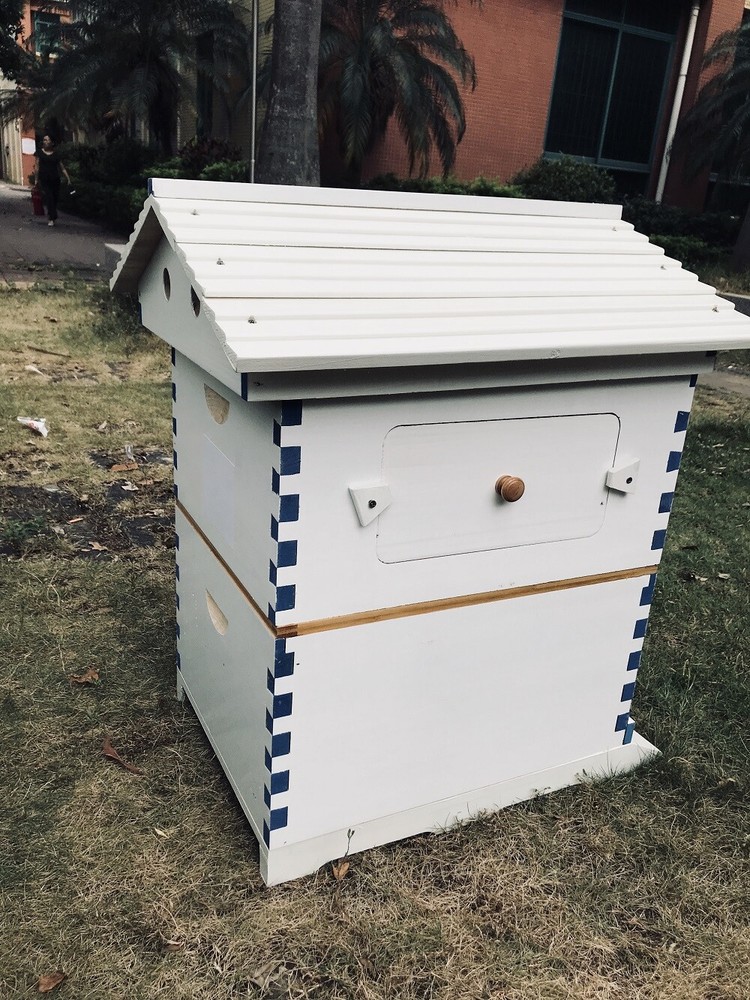 2026 Auto Bee Hives Beekeeping Starter Kit Bee Box + 7 Plastic Beekeeping Frames