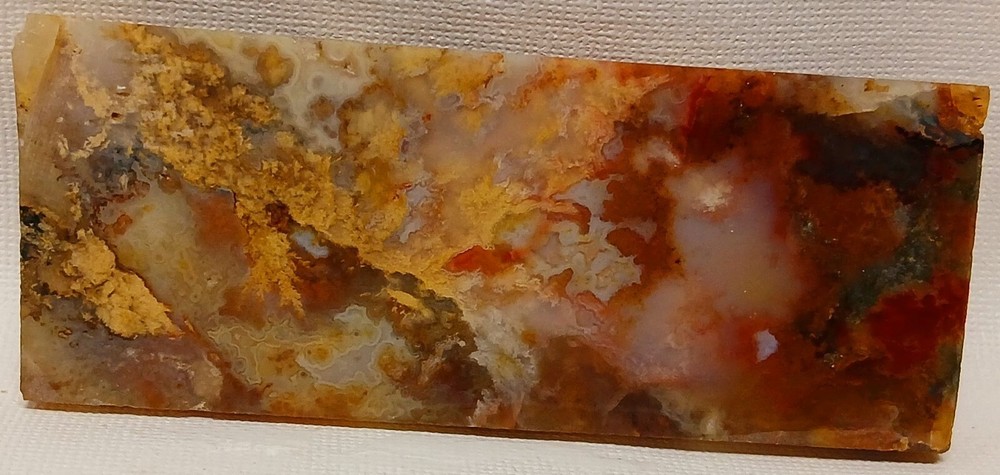 Graveyard Plume Agate 60gm Classic Lapidary Agate Slab