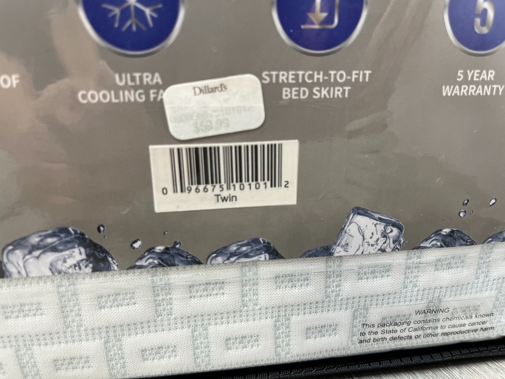 SensorPEDIC SensorCOOL Elite Ultra Cooling Waterproof Mattress Protector, Twin
