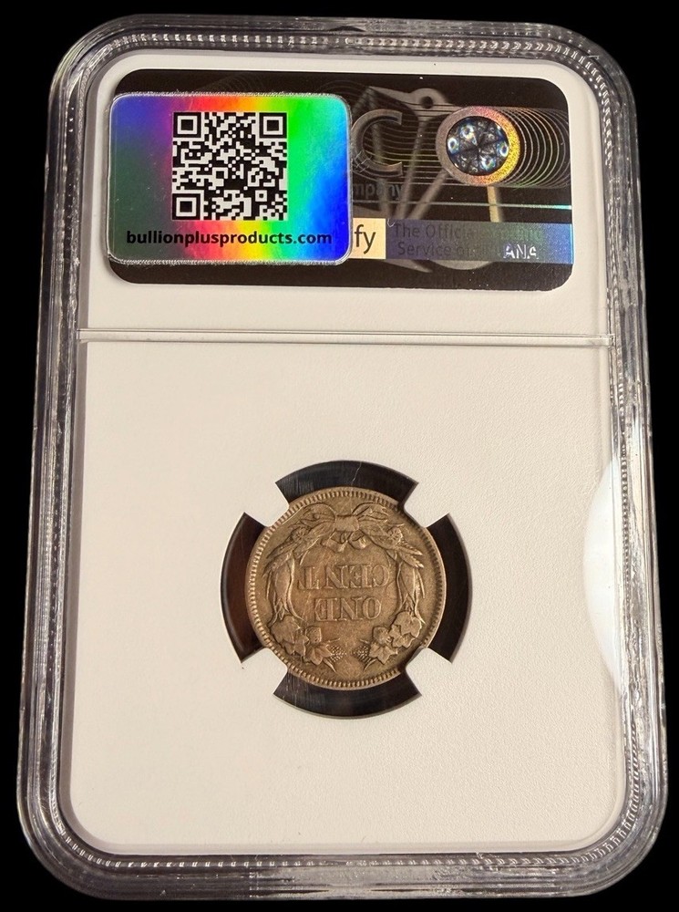 1857 Flying Eagle Cent !RARE! XF 40 | "BullionPLUS Throwback” | First Small Cent