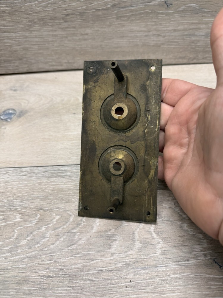 Antique Rotary Switch Plate - Heavy Solid Bronze Cover Light SWITCH PLATE