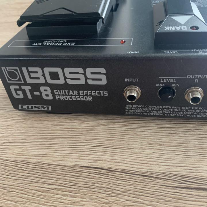 BOSS GT-8 Guitar Effects Processor with adapter from JAPAN