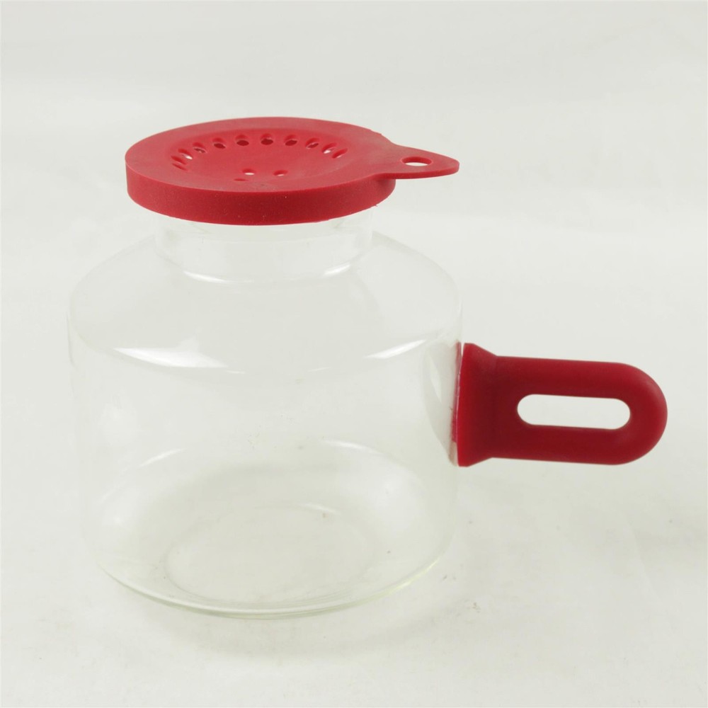 Popcorn Jar with Handle 9.5x6x7.5in Storage