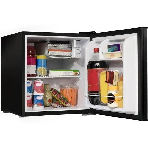 Compact Small Mini Fridge Refrigerator Freezer 1.7 cu ft Office Dorm Game Black