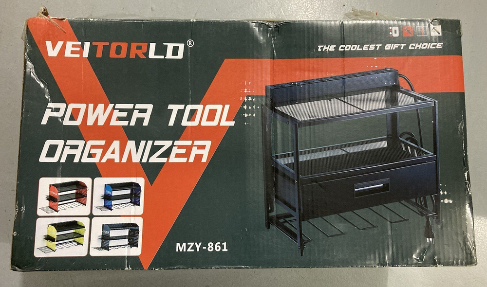 Veitorld Power Tool Organizer with Charging Station