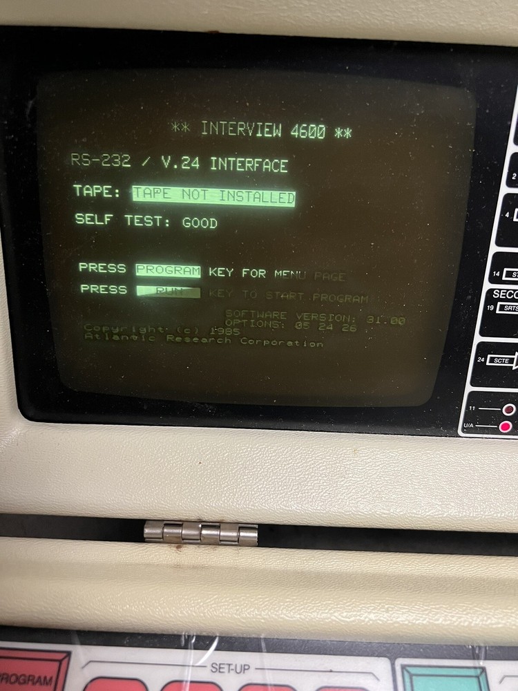 VINTAGE ARC Interview 4600 INT-895-15 Data Protocol Analyzer