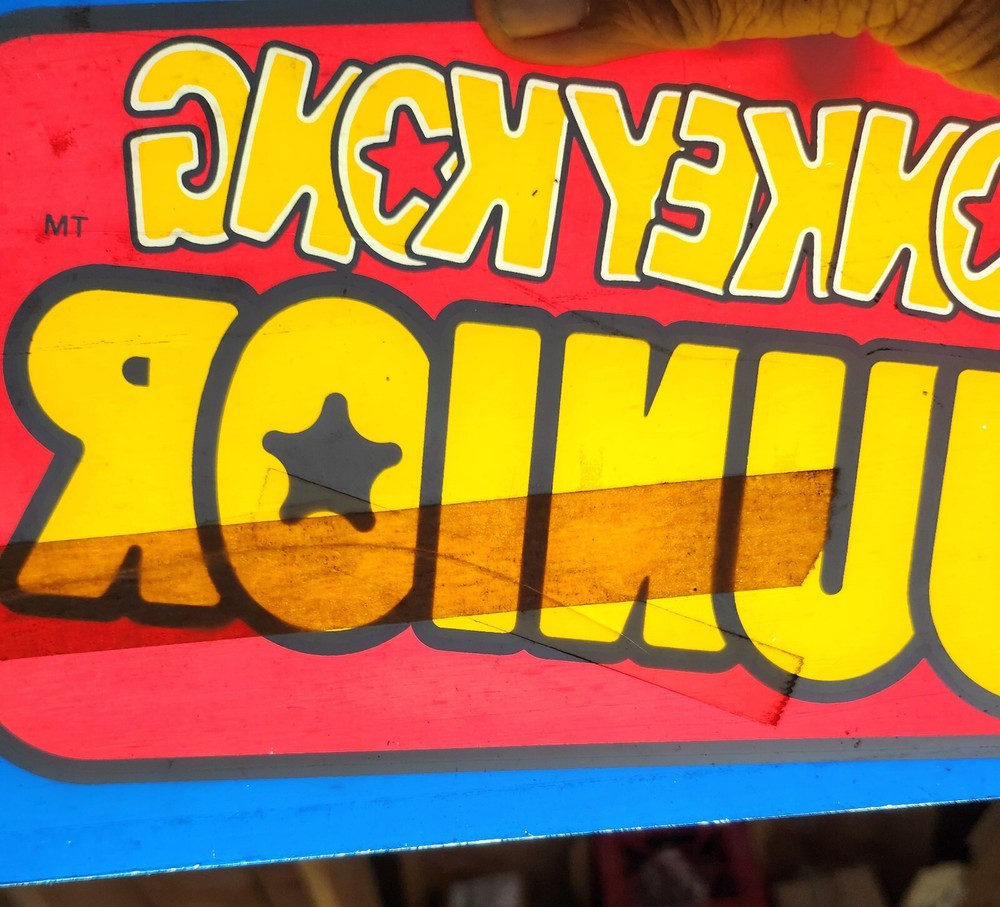 Donkey Kong Jr Original Marquee