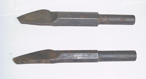 2 pc Set Ajax Punch Chisel Air tool Punches Automotive bits quick change tooling