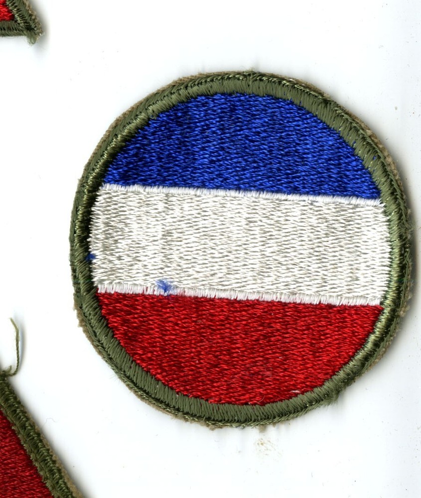 Army Ground Forces White Back Patch WWII Original