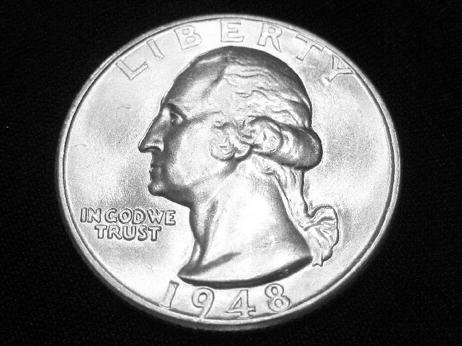 1948 Washington Quarter --- Very Choice Uncirculated