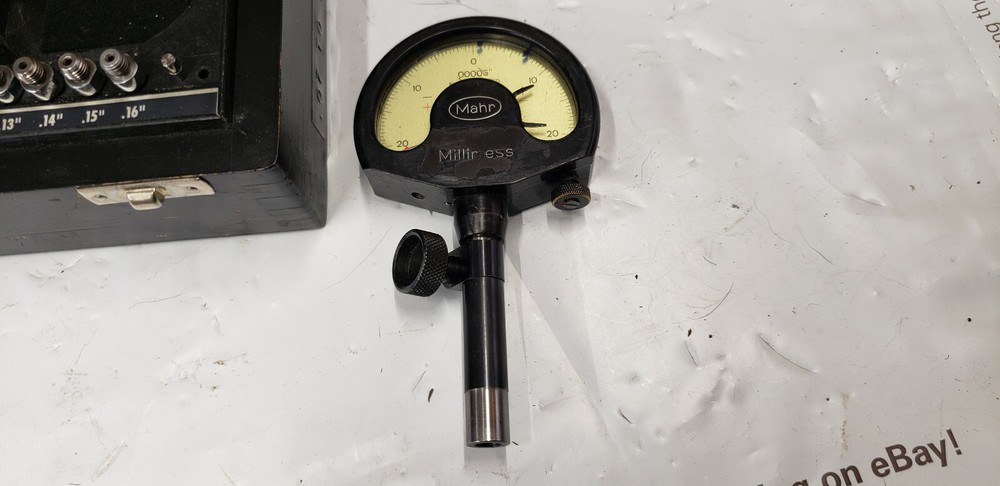 Mahr Millimess Intramess .07"-.16" Dial Indicator Set, MISSING .08 & .10"