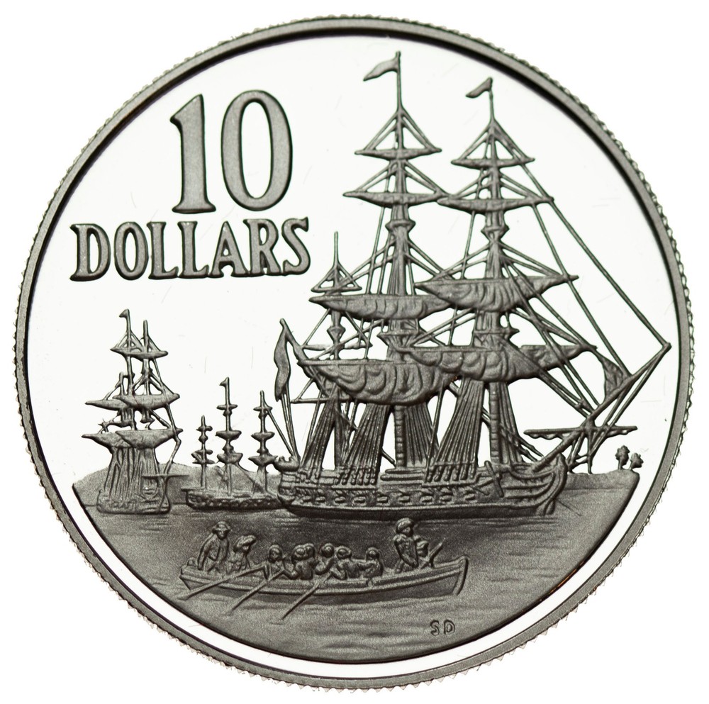 Australia - 10 Dollars 1988 - Elizabeth II, Silver