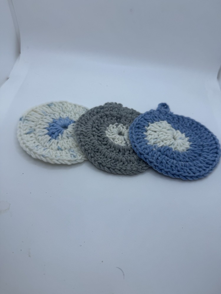 Crochet Face Scrub Set Of 3
