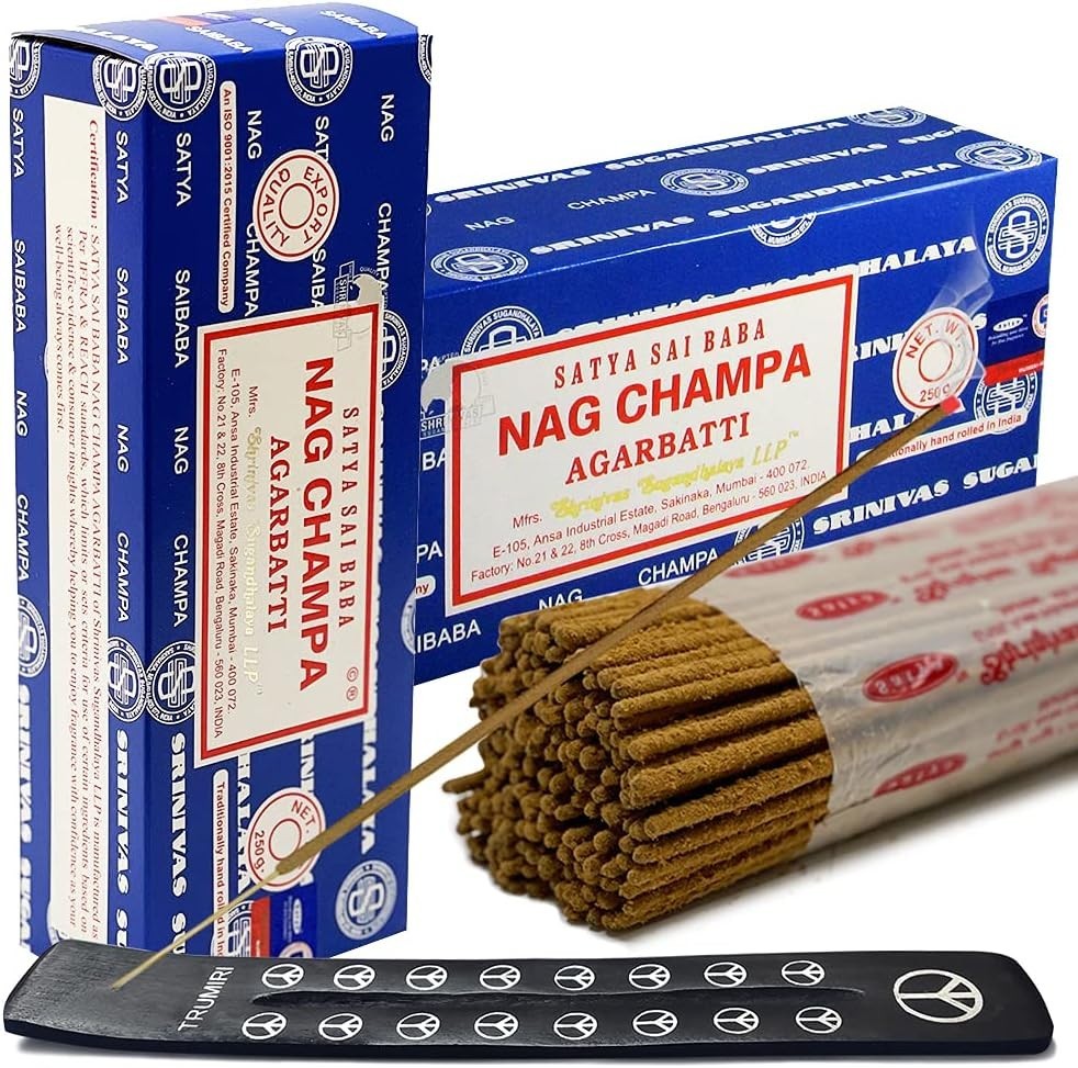 Incense Stick Holder with Nagchampa Sticks