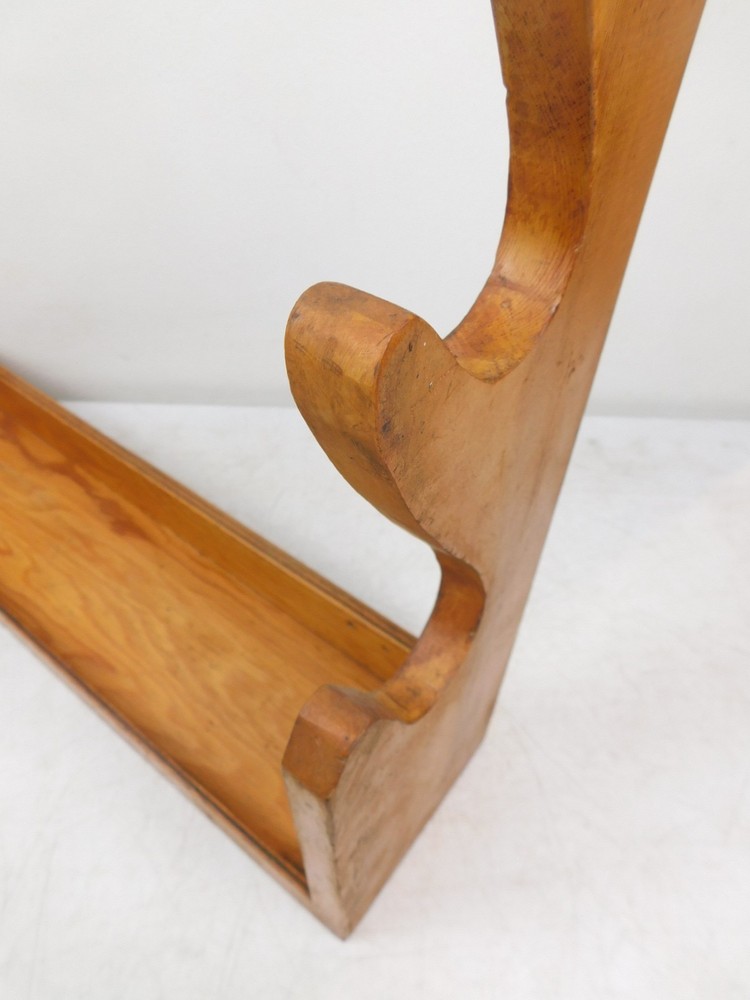 Display Rack Solid Wood 4 Cane Sword Rifle Holder Wall Mount