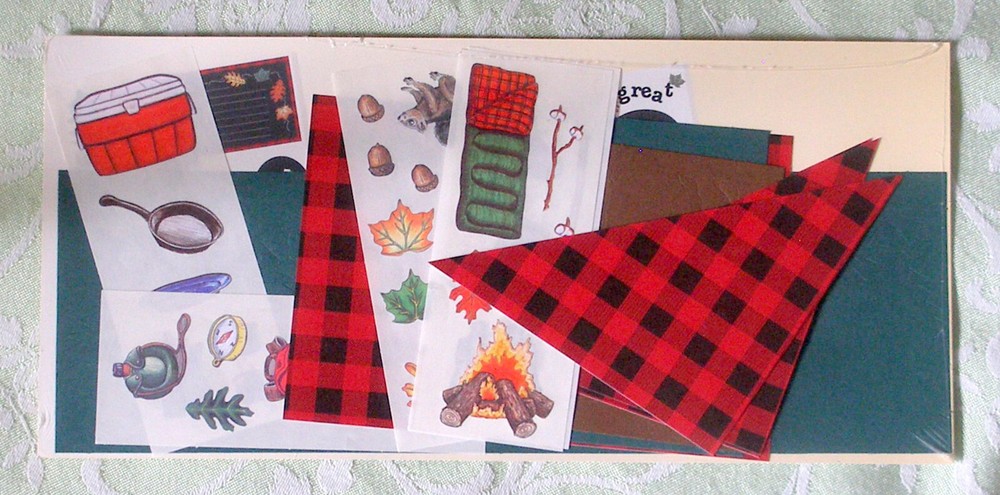 Creative Memories Wilderness Combination Pack Stickers Die Cuts Pre-cut Paper