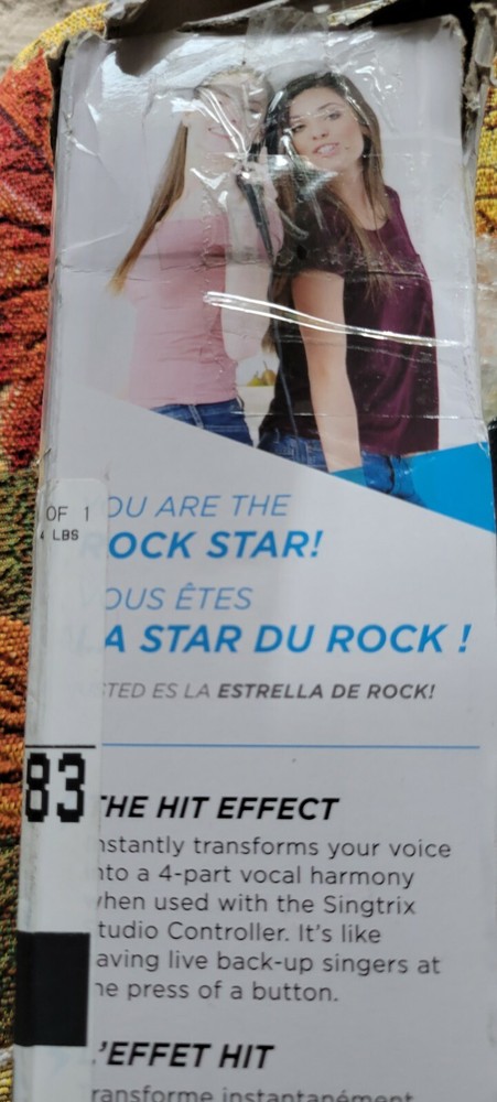 Professional Karaoke Machine Microphone With Hit Singtrix Additional Mic