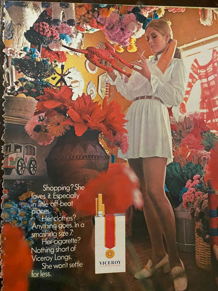 Viceroy Cigarettes, Full Page Vintage Print Ad