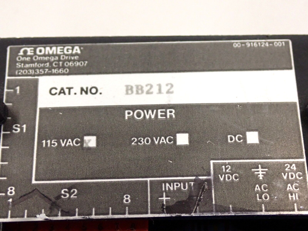 BB212 OMEGA Temperature Transmitter USED