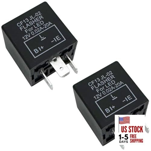 3-pin LED Flasher Relays CF13, Fixed 12V Electronic Blinker CF13 flasher relay