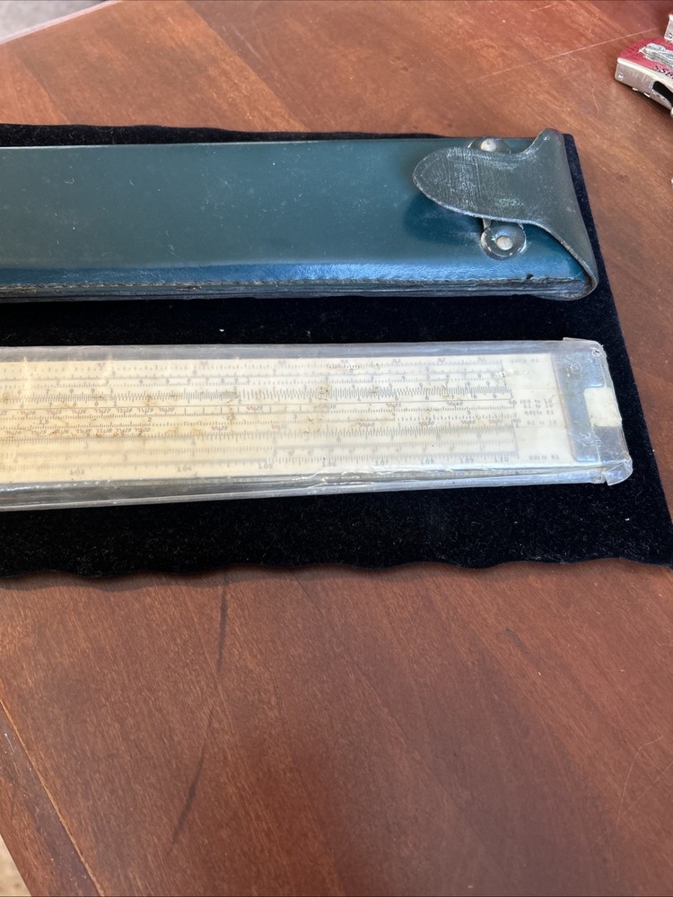 Vintage Slide Ruler Marked USN