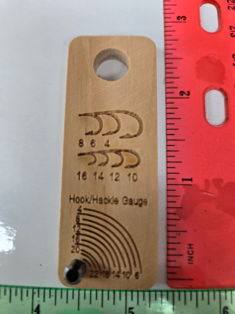 LG Hackle Gauge " Wood "