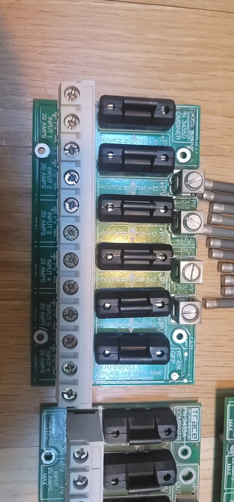 Xantrex/Trace PN 3435 SOLAR PANEL COMBINER BOARDS