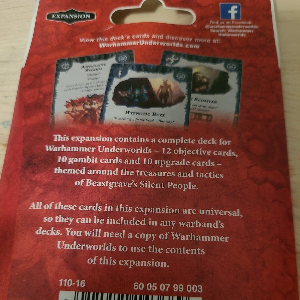 Warhammer Underworlds Direchasm Silent Menace Universal Deck